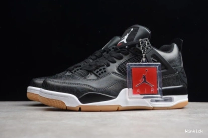 LASER GUM SE AIR BLACK JORDAN 4 CI1184-001 1110